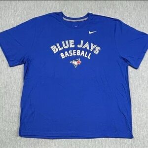Toronto Blue Jays Baseball Shirt Mens XL Blue Nike Regular Fit